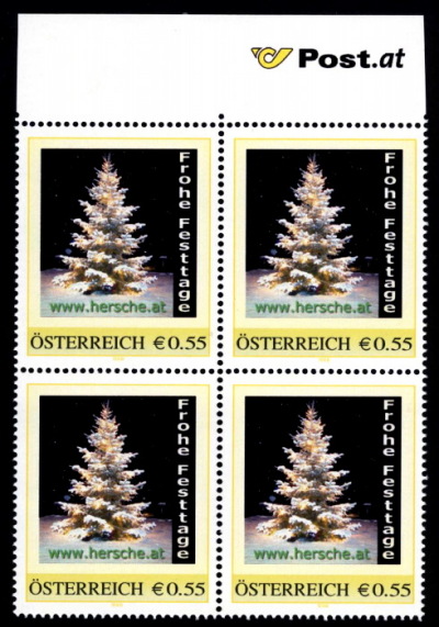 Briefmarke Frohe Festtage