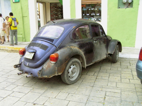 Rostlaube VW-Käfer / Zum Vergrößern auf das Bild klicken