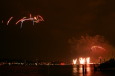Feuerwerk Zürifest 2010 aus dem Helikopter / Zum Vergrößern auf das Bild klicken