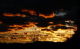 Bruno Hersche / Wolken in Abendsonne